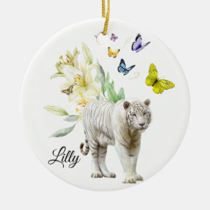 Mein tapferer Schmetterlings-Feiertags-Schmuck Keramik Ornament