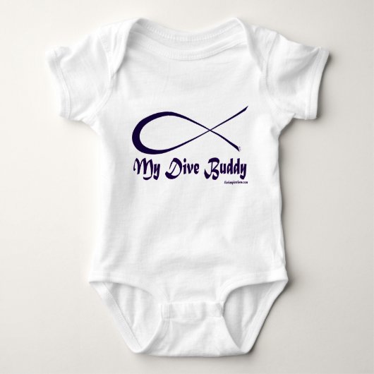 Mein Tauchen-Freund-Strampler Baby Strampler (Vorderseite)