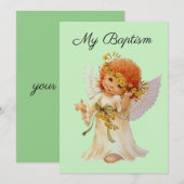 Mein Taufengel Einladung (Vorne/Hinten)