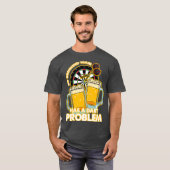 Mein Team hat ein Dart-Problem T-Shirt (Vorne ganz)