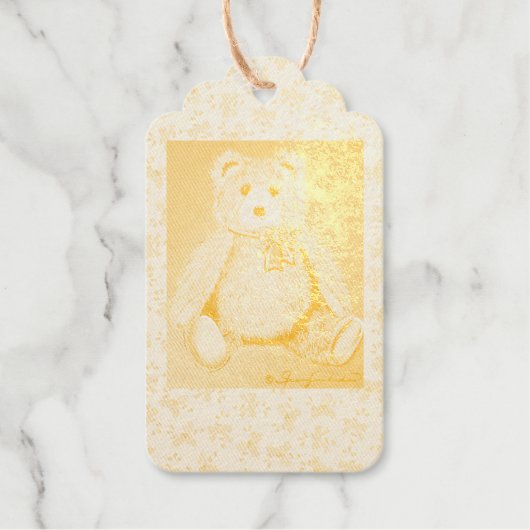 Mein Teddy! Geschenkanhänger (Vorderseite)
