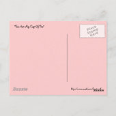 Mein Teebecher Postkarte (Rückseite)