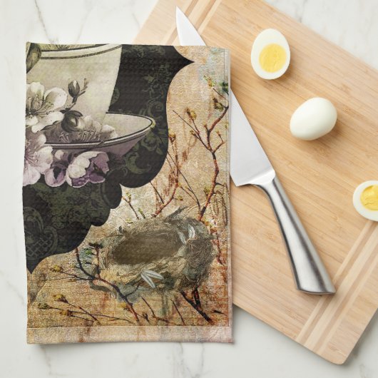 Mein Teecup Handtuch (Viertel Falte)