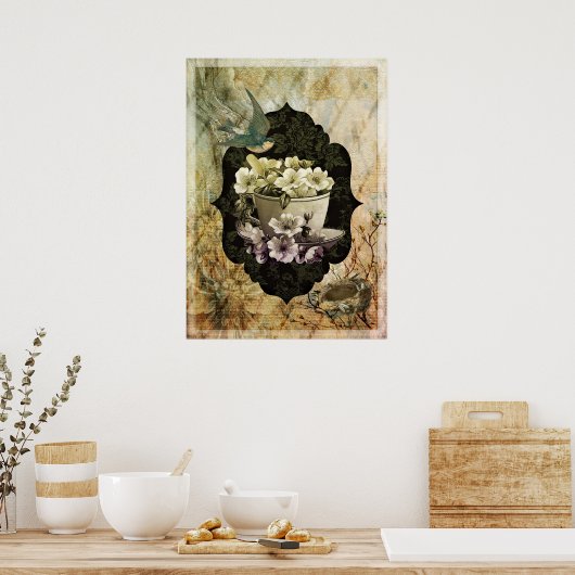 Mein Teecup Poster (Küche)