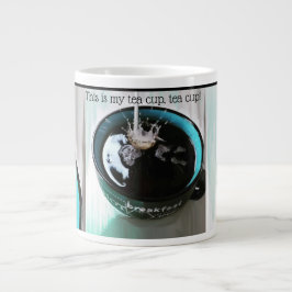 Mein Teetasse-Tasse-Becher mit lustigem Schlamm Jumbo-Tasse