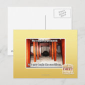 Mein Tempel ist vorbereitet. Postkarte (Vorne/Hinten)