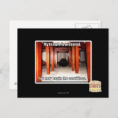 Mein Tempel ist vorbereitet. Postkarte (Vorne/Hinten)