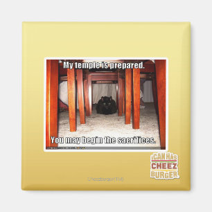 Mein Tempel wird vorbereitet Magnet