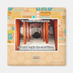 Mein Tempel wird vorbereitet Magnet