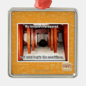 Mein Tempel wird vorbereitet Ornament Aus Metall (Vorne)