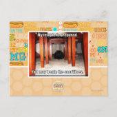 Mein Tempel wird vorbereitet Postkarte (Vorderseite)