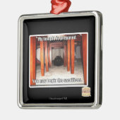 Mein Tempel wird vorbereitet Silbernes Ornament (Links)