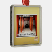 Mein Tempel wird vorbereitet Silbernes Ornament (Rechts)