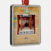 Mein Tempel wird vorbereitet Silbernes Ornament (Rechts)