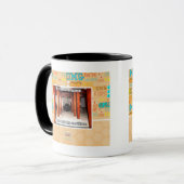 Mein Tempel wird vorbereitet Tasse (Vorderseite Links)