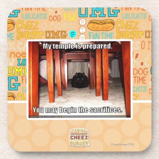 Mein Tempel wird vorbereitet Untersetzer (Vorderseite)