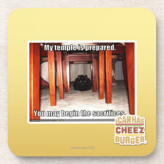 Mein Tempel wird vorbereitet Untersetzer (Vorderseite)