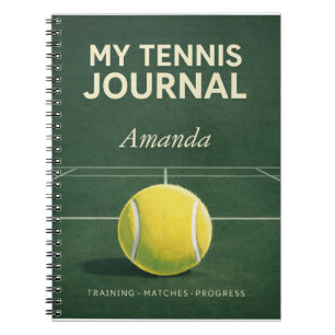 Mein Tennis-Tagebuch – Persönliches Training und S Notizblock