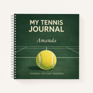 Mein Tennis-Tagebuch – Persönliches Training und S Notizblock