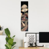 Mein Tentacled Friend ART PRINT Oktopus mermaid Go Poster (Heimbüro)
