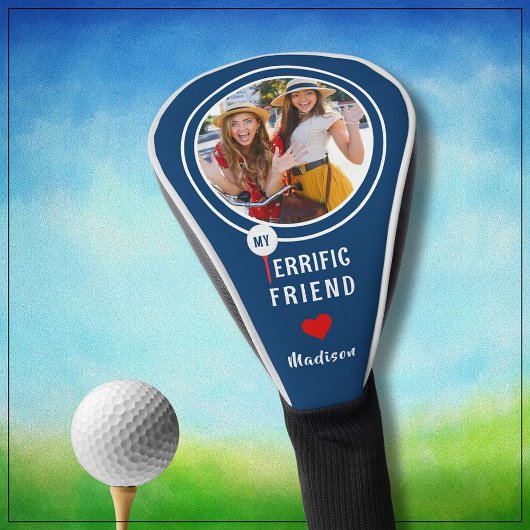Mein Terrific Friend Personalisiert Golfer Foto Golf Headcover