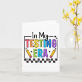 Mein Testerester-Testtag Lehrer Funny Test Day Karte (Gelbe Blume)