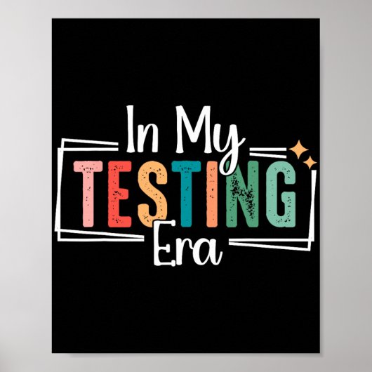 Mein Testerlauftag: Testeralter - Funny Testing Da Poster (Vorne)