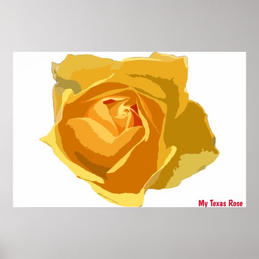Mein Texas Rose Poster (Vorne)