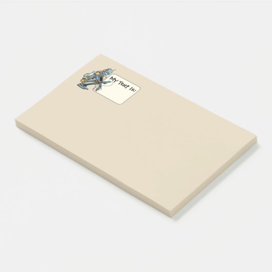 Mein Text lautet: Große Post-It-Notes Post-it Klebezettel (angewinkelt)