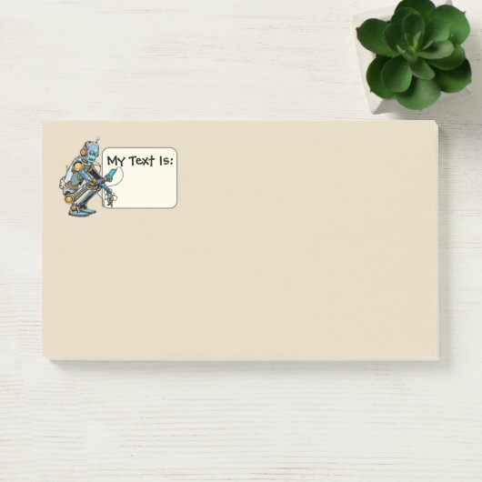 Mein Text lautet: Große Post-It-Notes Post-it Klebezettel (Büro)