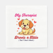 Mein Therapeut Drools ein wenig Serviette (Vorderseite)