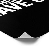 Mein Therapeut hat aufgegeben Lustiger Spruch für  Poster (Ecke)