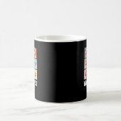 Mein Therapeut hat lustige Gans-Gitternetz-Pop-Art Kaffeetasse (Mittel)