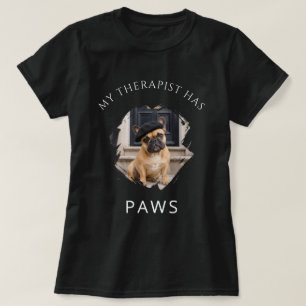 Mein Therapeut hat Pfoten Französische Bulldogge F T-Shirt