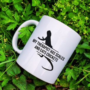 Mein Therapeut hat Scala und isst Grillen lustig Kaffeetasse