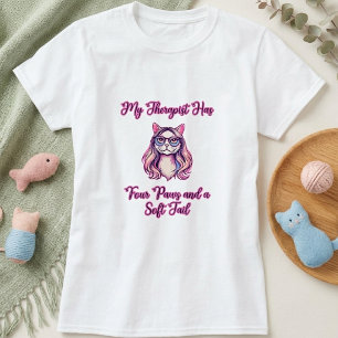 Mein Therapeut hat vier Pfoten und einen weichen S T-Shirt