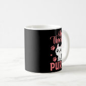 Mein Therapeut schnurrt _2  Kaffeetasse (VorderseiteRechts)