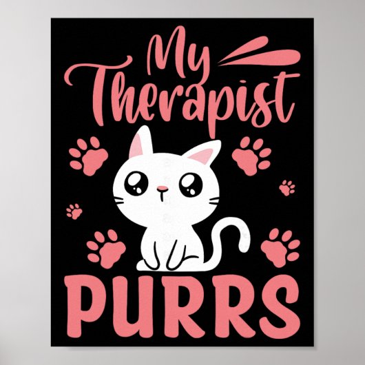 Mein Therapeut schnurrt _2 Poster (Vorne)