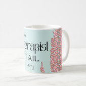 MEIN THERAPIST HAT EINEN SCHWANZ, pastellfarben, r Kaffeetasse (VorderseiteRechts)