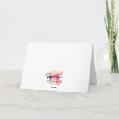 Mein tiefempfundenes Beileid Karte (Rückseite)