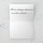 Mein tiefstes Beileid in deinem Verlust Karte (Innenseite)