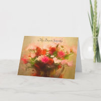 Mein tiefstes Beileid mit Blume