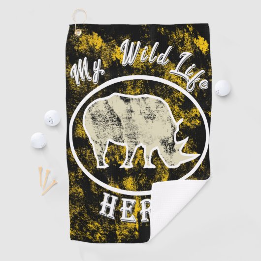 Mein Tierheld Golfhandtuch (Insitu)