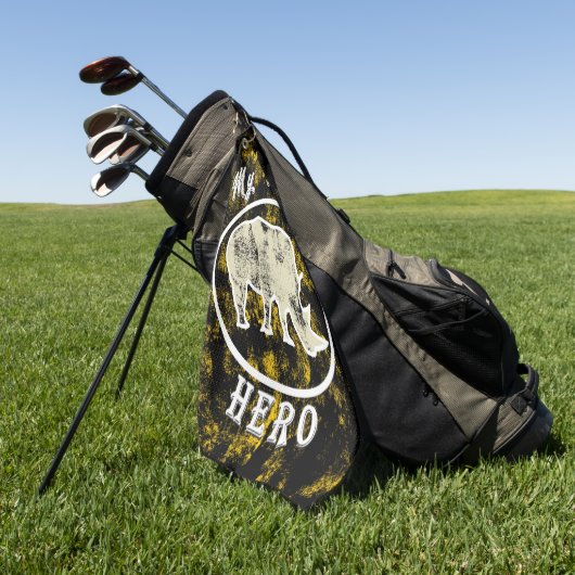 Mein Tierheld Golfhandtuch (Gras)