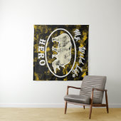 Mein Tierheld Wandteppich (Beispiel (Horizontal))