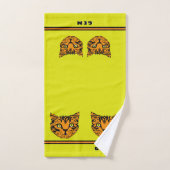 Mein Tiger Baby Gesicht Personalisiert Badhandtuch Set (Handtuch)