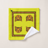 Mein Tiger Baby Gesicht Personalisiert Badhandtuch Set (Waschlappen)