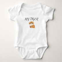 Mein Tigerdesign Baby JJodysuit