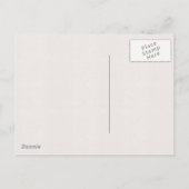 Mein Toilettenpapier Niedliche lustige Postkarte t (Rückseite)