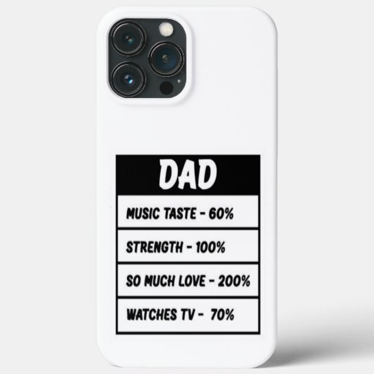 mein toller Vater Case-Mate iPhone Hülle (Rückseite)